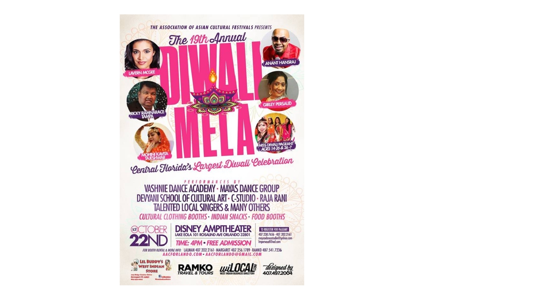 Diwali Mela Festival of Light Buy Tickets Online | Orlando , Sat , 2017-10-07 | ThisisShow