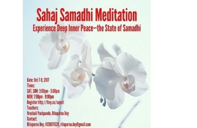 Sahaj Samadhi Meditation Course Buy Tickets Online | Metuchen , Sat , 2017-10-07 | ThisisShow