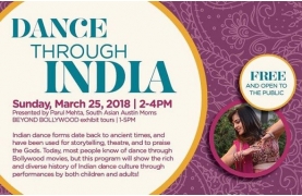 Dance Through India  Buy Tickets Online | Austin , Sun , 2018-03-25 | ThisisShow
