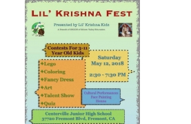 Lil' Krishna Fest Buy Tickets Online | Fremont , Sat , 2018-05-12 | ThisisShow