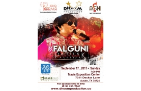 Falguni Pathak Dandiya & Raas Garba Live in Austin Buy Tickets Online | Austin , Mon , 2017-07-17 | ThisisShow